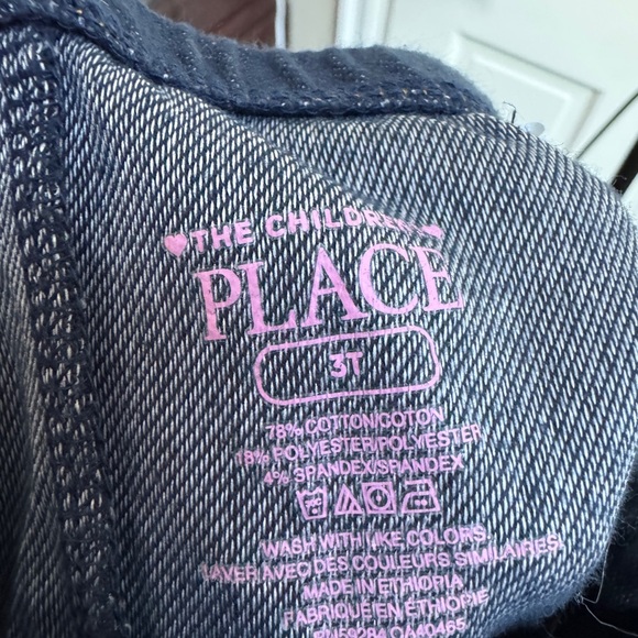 The Children’s Place 3T Girls Blue Leggings Jeggings Pants - Picture 3 of 3